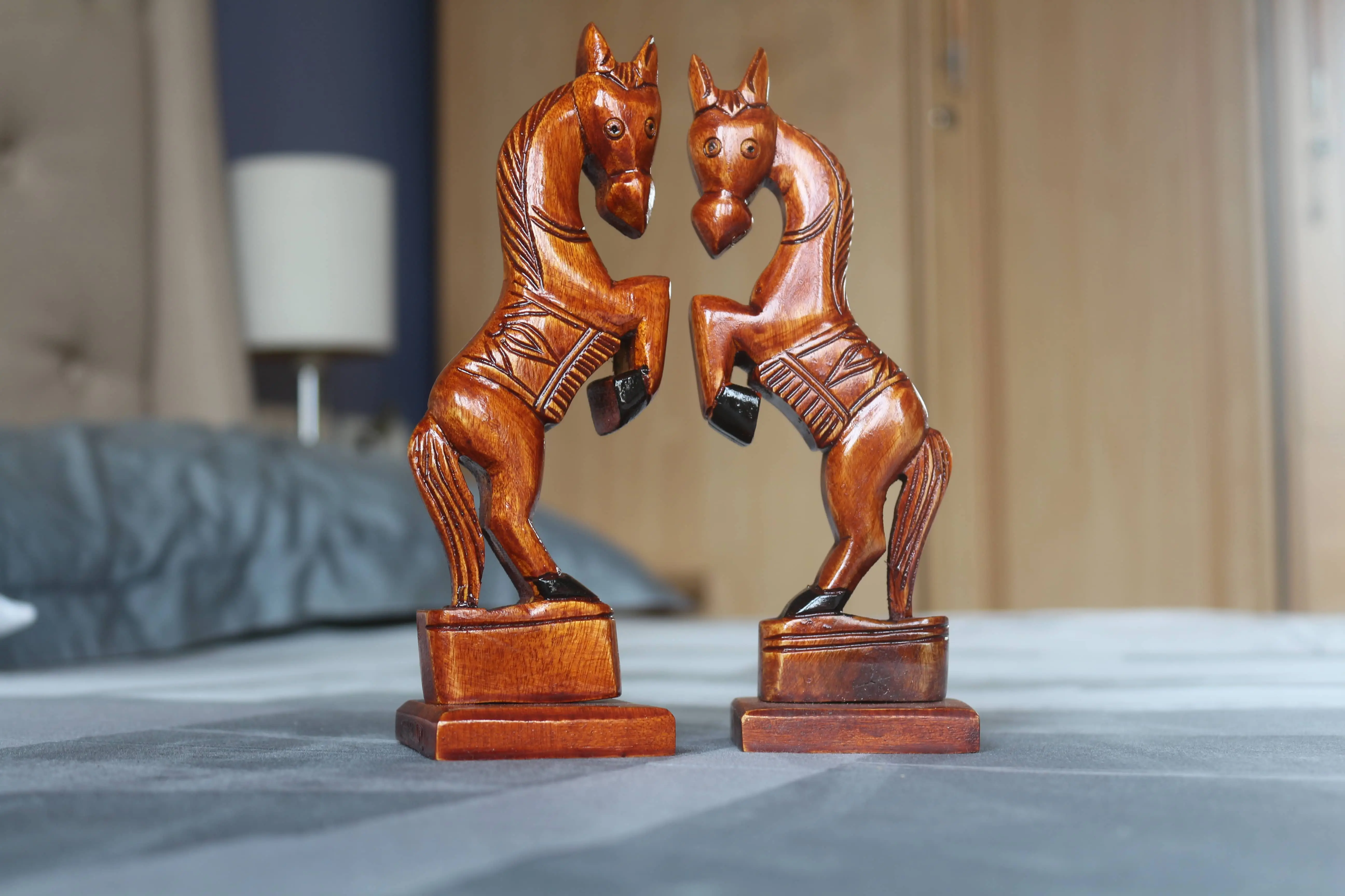 wooden handicraft horse